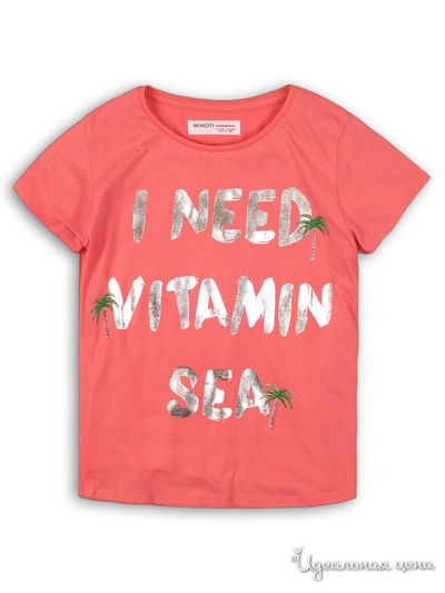 Футболка Minoti, цвет розовый