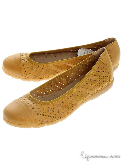 Балетки Caprice, цвет рыжий