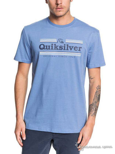 Футболка Quiksilver, цвет синий