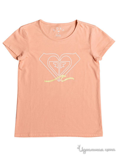Футболка Roxy, цвет лососевый