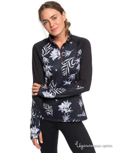 Лонгслив Roxy, цвет черный