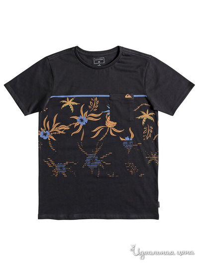 Футболка Quiksilver, цвет темно-серый