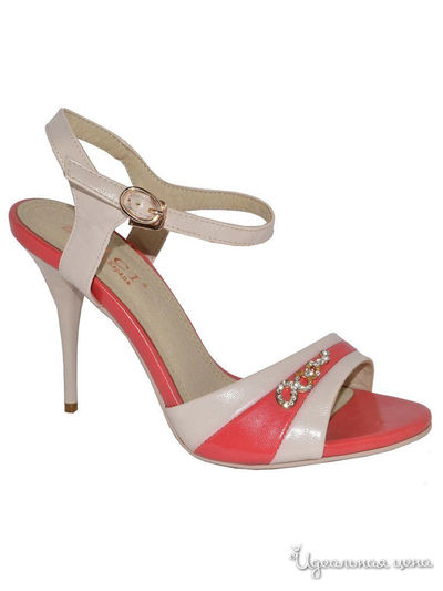 Босоножки LIICI, цвет бежевый, розовый