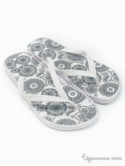 Вьетнамки БРИС, цвет белый, черный