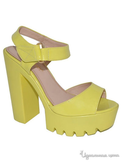 Босоножки GOLD LIICI, цвет жёлтый