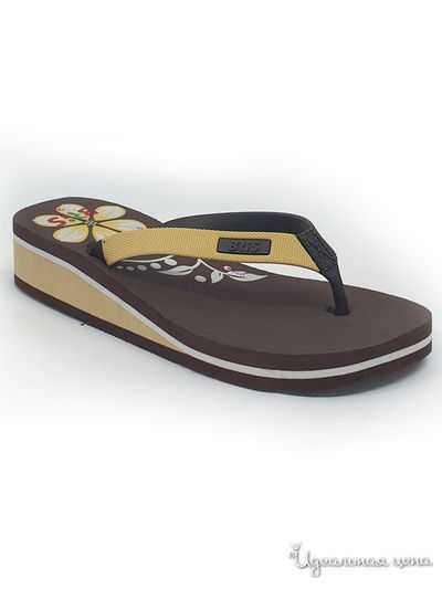 Шлепки БРИС, цвет коричневый
