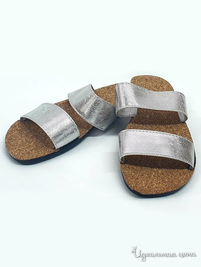 Шлепки Espa, цвет серебряный