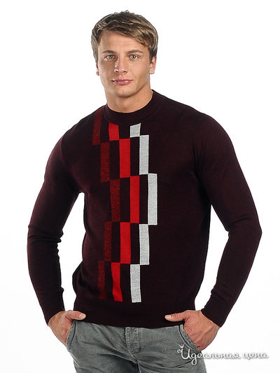 Джемпер AlbertoMoretti&Windsor, цвет цвет темно-бордовый