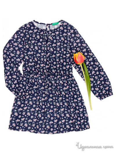 Платье United Colors Of Benetton, цвет синий