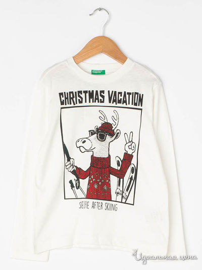 Лонгслив United Colors Of Benetton, цвет белый