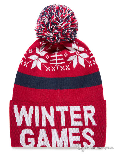 Шапка United Colors Of Benetton, цвет красный