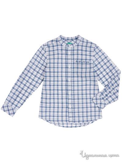 Рубашка United Colors Of Benetton, цвет синий