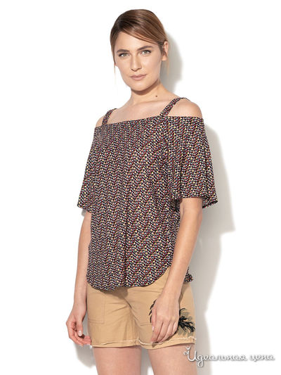 Блуза United Colors Of Benetton, цвет мультиколор