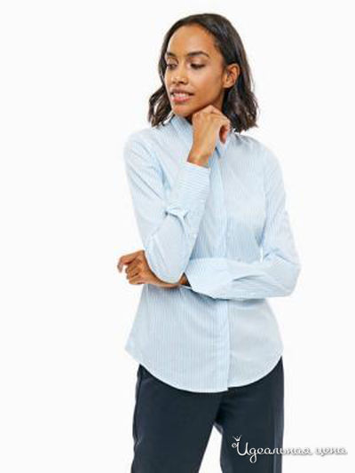 Рубашка United Colors Of Benetton, цвет голубой