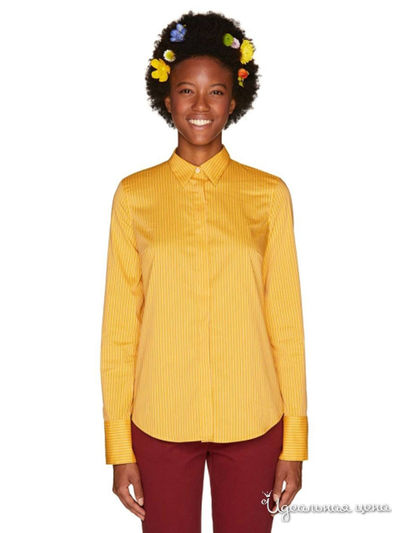 Рубашка United Colors Of Benetton, цвет желтый