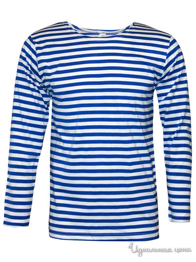 Лонгслив N.O.A., цвет синий, белый