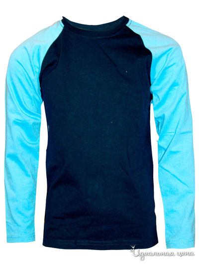 Лонгслив N.O.A., цвет темно-синий, голубой