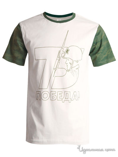 Футболка N.O.A., цвет бежевый, зелёный