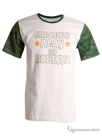 Футболка N.O.A., цвет бежевый, зелёный