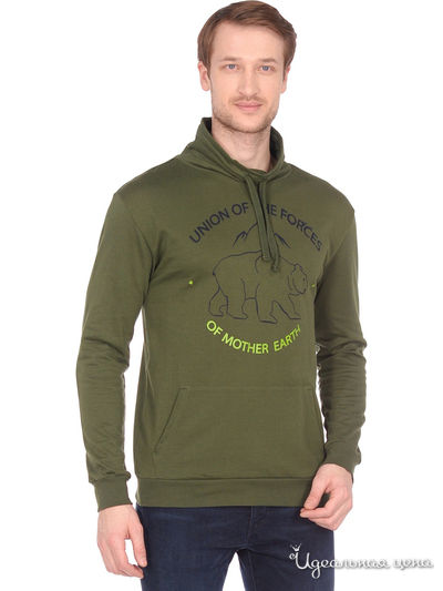 Толстовка EVENESS, цвет хаки