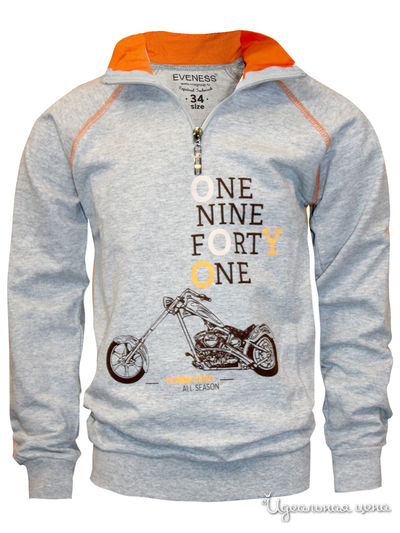 Толстовка N.O.A., цвет серый