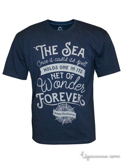 Футболка N.O.A., цвет темно-синий