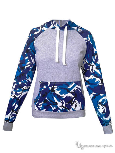 Толстовка Sofita, цвет серый, синий
