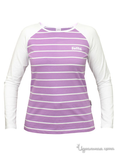 Лонгслив Sofita, цвет сиреневый, белый