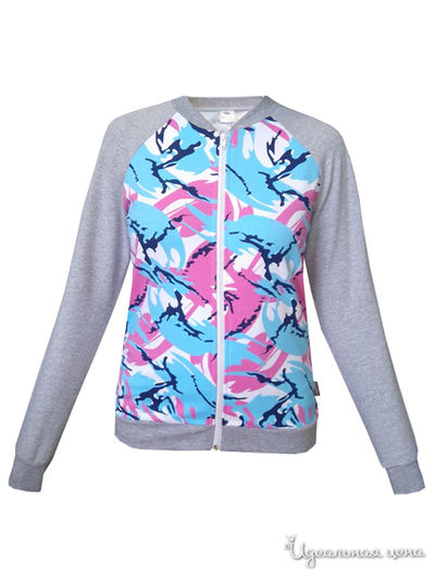 Бомбер Sofita, цвет розовый, серый