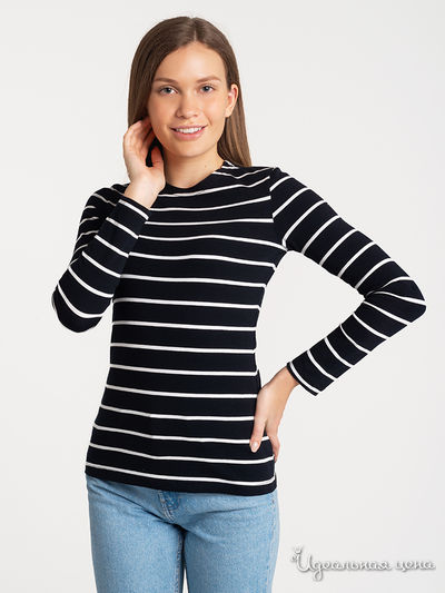 Лонгслив Sofita, цвет черный, белый