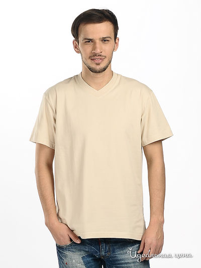 Футболка AlbertoMoretti&Windsor, цвет цвет бежевый