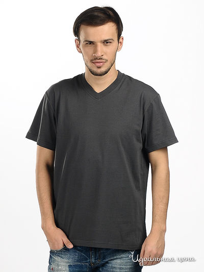 Футболка AlbertoMoretti&Windsor, цвет цвет темно-серый