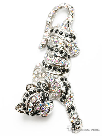 Брошь PATRICIA  BRUNI, цвет серебряный