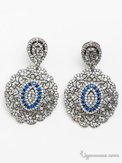 Серьги PATRICIA  BRUNI, цвет синий