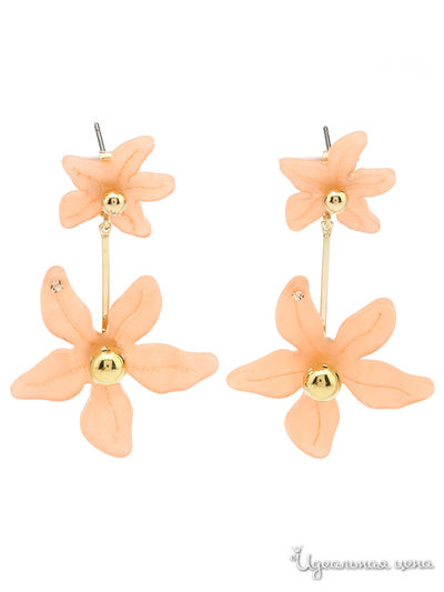 Серьги PATRICIA  BRUNI, цвет персиковый