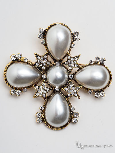 Брошь PATRICIA  BRUNI, цвет бронзовый