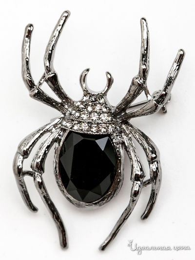 Брошь PATRICIA  BRUNI, цвет черный