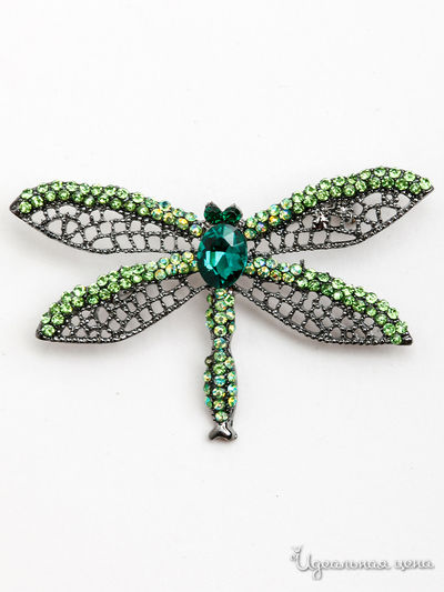 Брошь PATRICIA  BRUNI, цвет зеленый