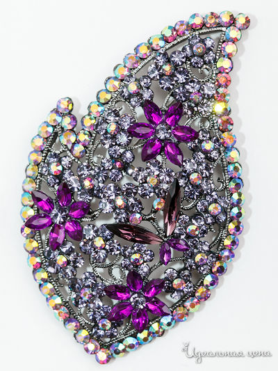 Брошь PATRICIA  BRUNI, цвет сиреневый