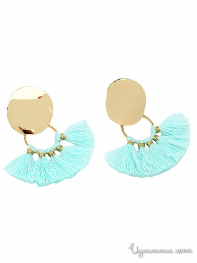 Серьги PATRICIA  BRUNI, цвет мятный