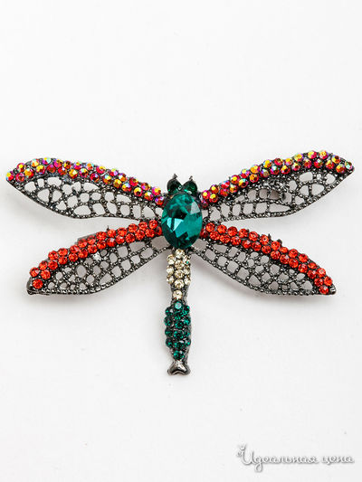 Брошь PATRICIA  BRUNI, цвет красный