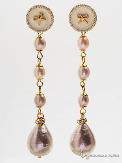 Серьги PATRICIA  BRUNI, цвет розовый