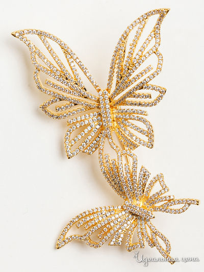 Брошь PATRICIA  BRUNI, цвет золотой