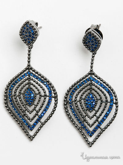 Серьги PATRICIA  BRUNI, цвет синий