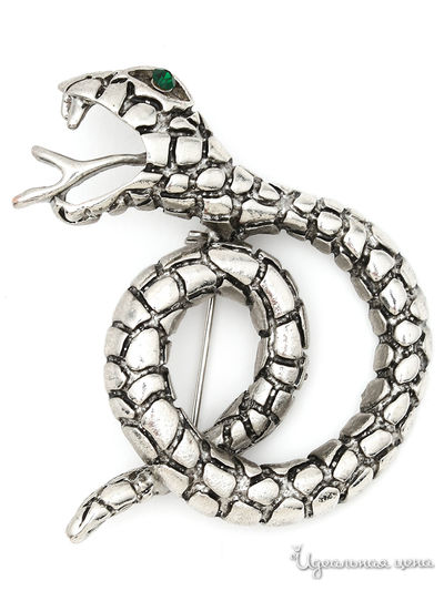 Брошь PATRICIA  BRUNI, цвет серебряный