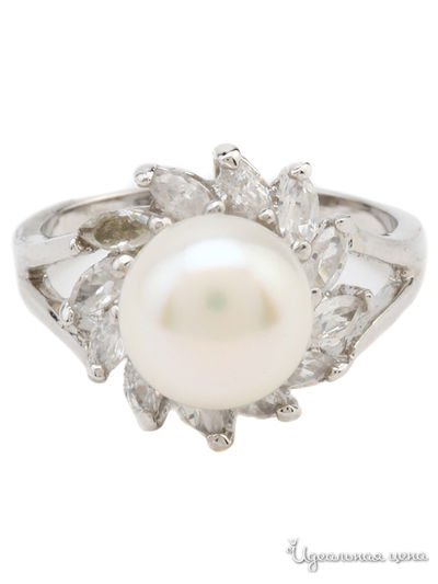 Кольцо Biruza, цвет белый