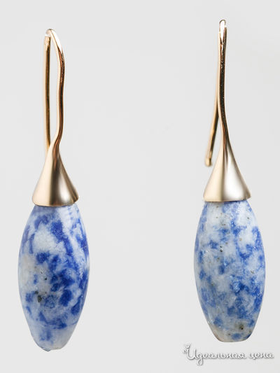 Серьги Biruza, цвет синий