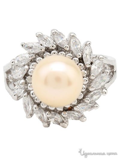 Кольцо Biruza, цвет бежевый