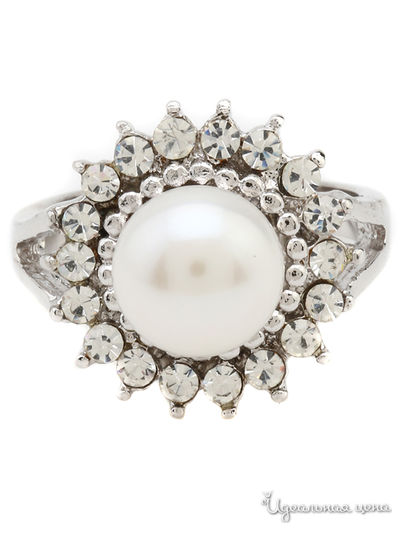 Кольцо Biruza, цвет белый