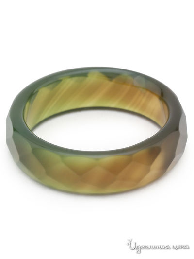 Кольцо Biruza, цвет зеленый